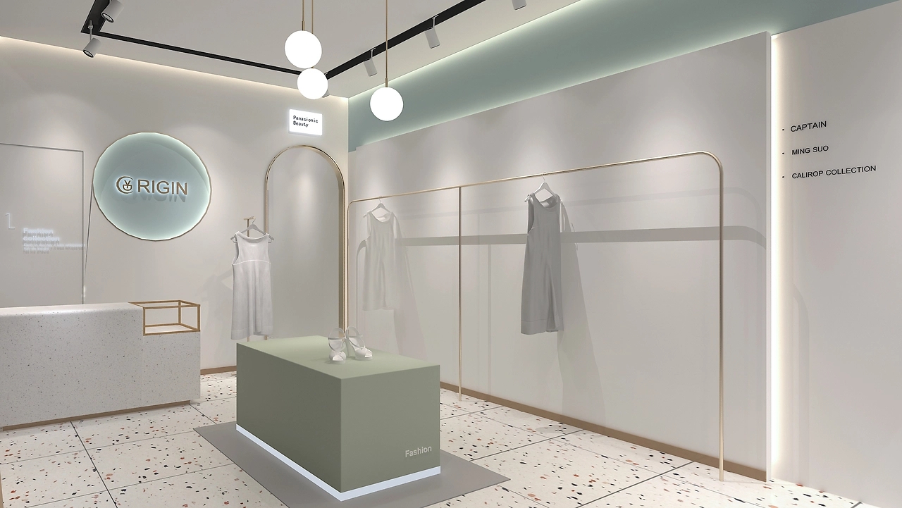 42平米新郑女装专卖店装修设计效果图