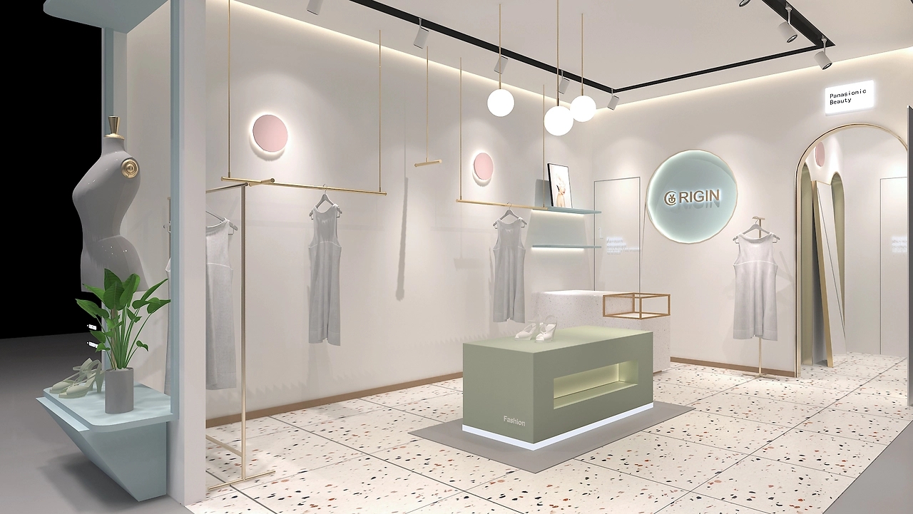 42平米新郑女装专卖店装修设计效果图