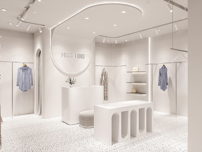 190平米新郑商场服装店装修设计效果图