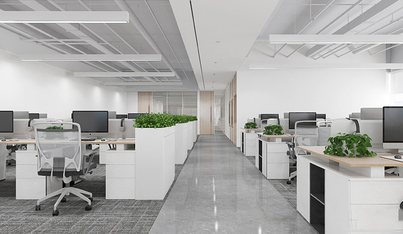 300平米新郑办公室装修设计效果图
