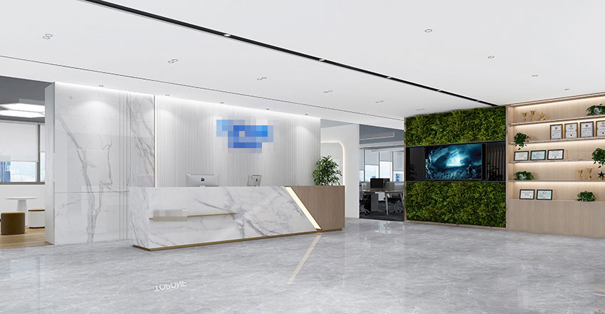 300平米新郑办公室装修设计效果图