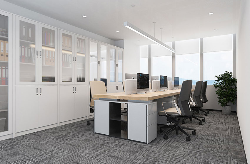 300平米新郑办公室装修设计效果图
