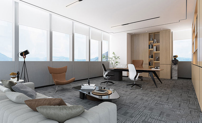 300平米新郑办公室装修设计效果图