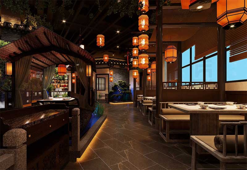 新郑中餐厅装修消防审批：古风灯具/易燃装饰材料合规处理方法