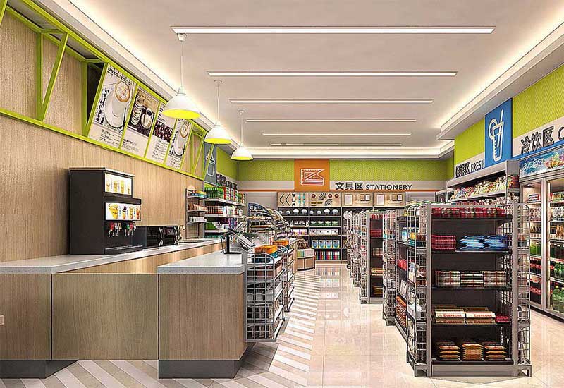 新郑便利店装修设计报价：100㎡以内预算清单